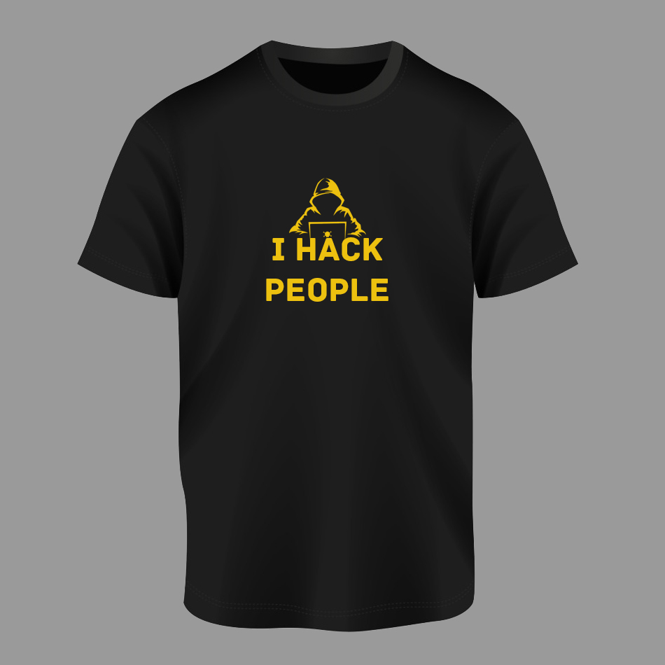 FX - DTF Printed T Shirt I Hack People