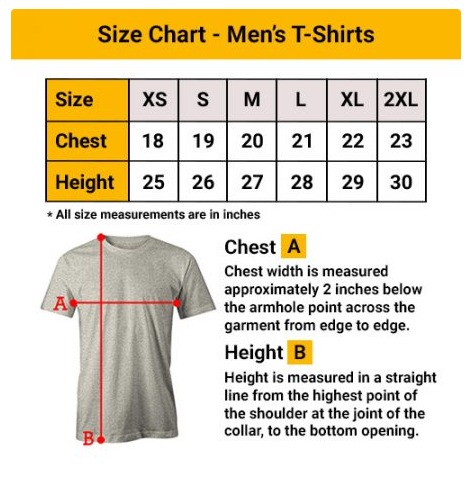 size chart blank